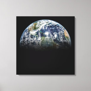 Toile Image Mosaïque De La Planète Terre Avec 3 Ouragans