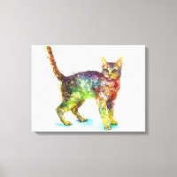 Imaginaire abstrait de chats