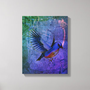 Toile Imaginaire Bluebird Nature Art