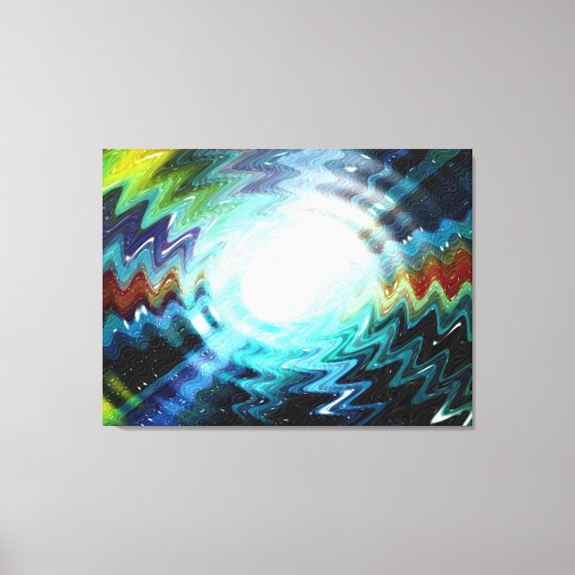 Toile Imaginaire d'onde légère Galaxy Art Design Abstrai (Recto)