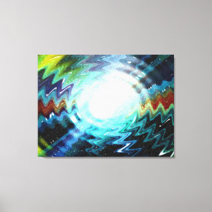 Toile Imaginaire d'onde légère Galaxy Art Design Abstrai