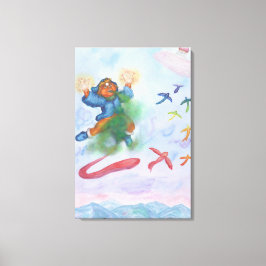 Toile Imaginaire Eros Dieu Lumière Dimension Aquarelle A