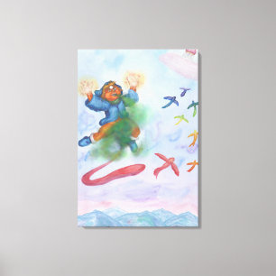 Toile Imaginaire Eros Dieu Lumière Dimension Aquarelle A