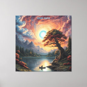 Toile Imaginaire Magie Romantique Paysage arboré