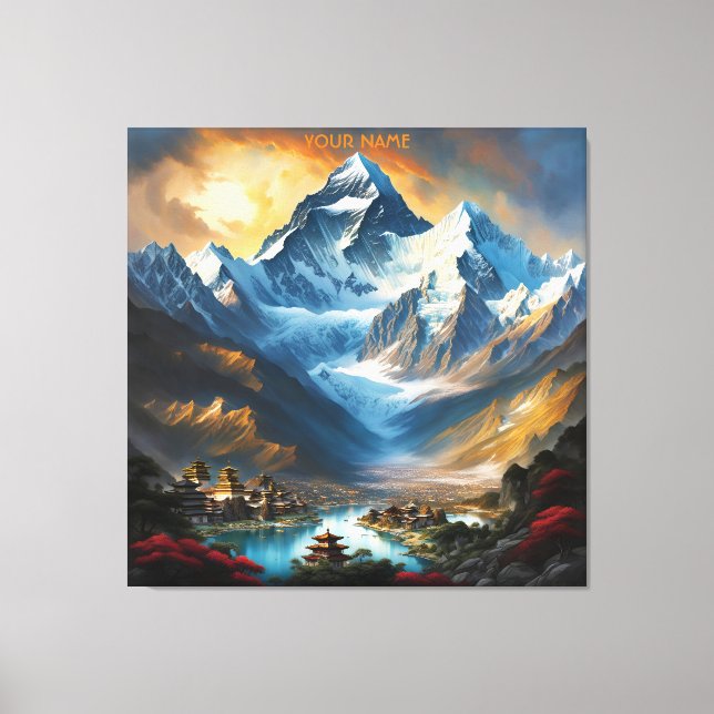 Toile Imaginaire mignon Majestic Everest Lhotse (Recto)