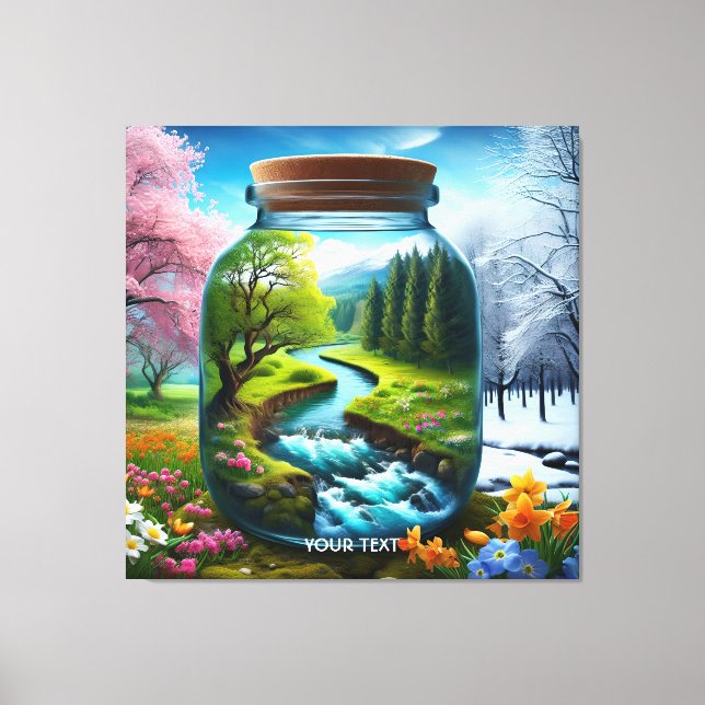 Toile Imaginaire mou Jar hiver printemps (Recto)