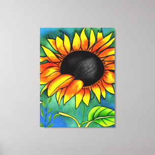 Toile Imaginaire tournesol