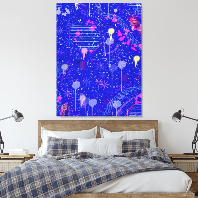 Toile Imaginez les étoiles (Insitu(Chambre))