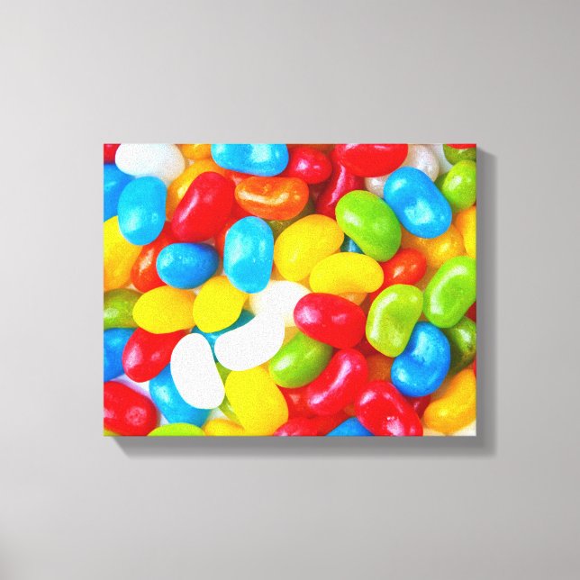 Toile Immense Pile de Candy Jelly Beans (Recto)
