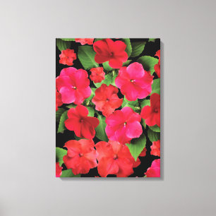 Toile Impatiens Fleurs Photographie