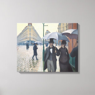 Toile Impressionnisme français  Paris, un jour de pluie