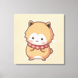 Toile Imprimantes d'animaux mignons