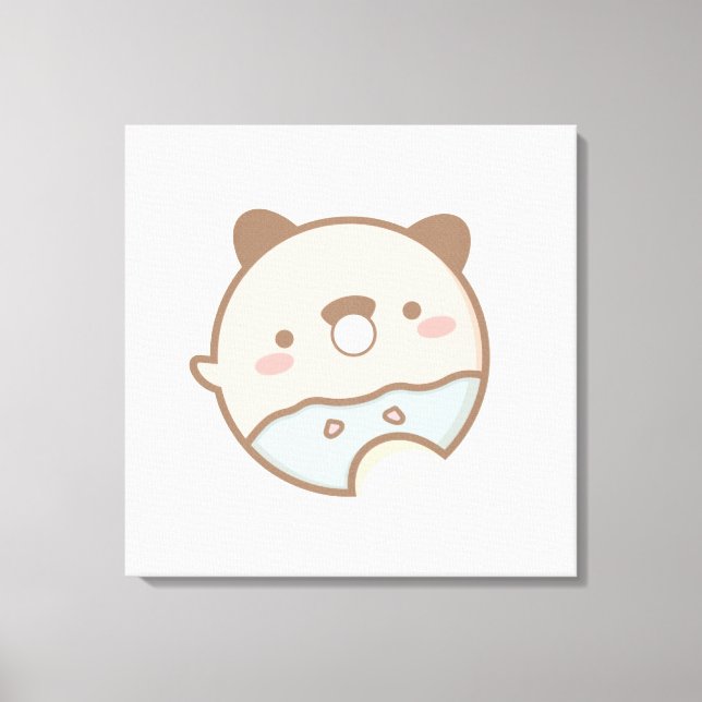 Toile Imprimantes d'animaux mignons (Recto)