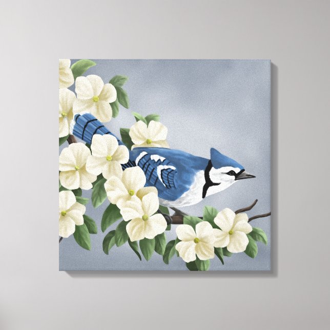 Toile Imprimantes d'art Jay bleu (Recto)