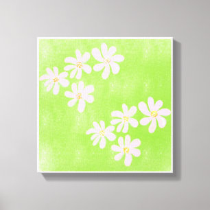 Toile Imprimantes d'art simple et vert