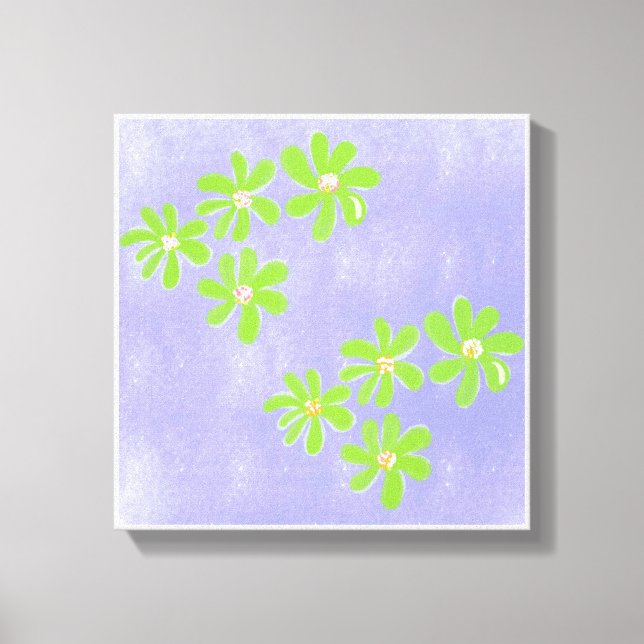 Toile Imprimantes d'art simple et violet (Recto)