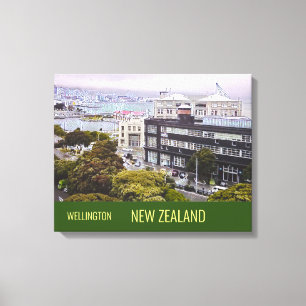 Toile imprimé voyage Wellington Nouvelle-Zélande