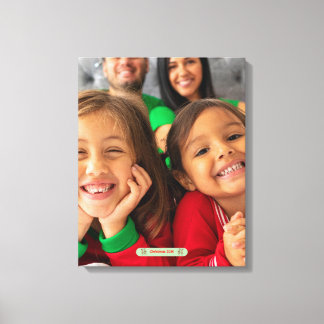 Toile imprimée avec faux encadrement de photo amus