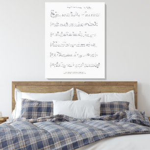 Toile Imprimée de la Partition de Keep Of The Prom