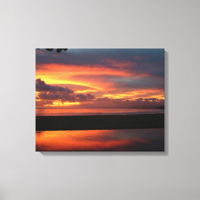 Toile Imprimer Canvas Couché de soleil (Recto)