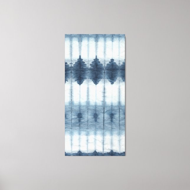 Toile Imprimer Shibori Indigio (Recto)