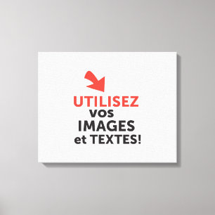 Toile Imprimez vos conceptions en ligne