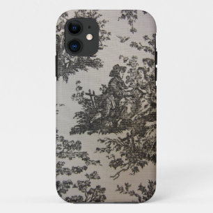 Toile in Schwarzem u. im Weiß Case-Mate iPhone Hülle