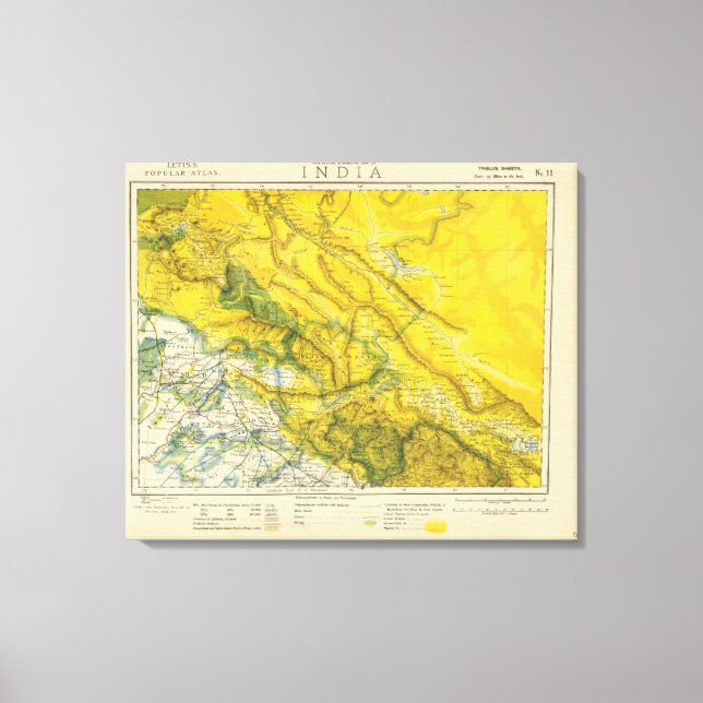 Toile Inde et Pakistan (Recto)