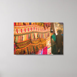 Toile INDE, Goa, Baga : Marché du samedi soir (NR)