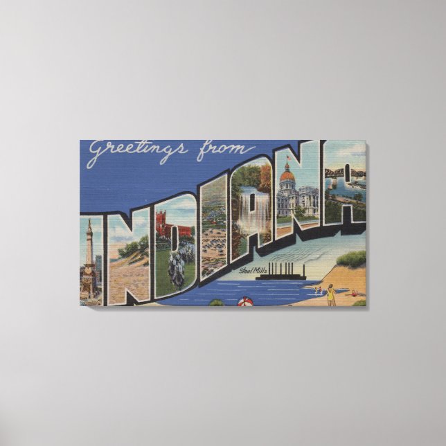 Toile Indiana (aciéries/dunes de sable) (Recto)