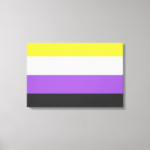 Toile Indicateur Enby (Pride non binaire)