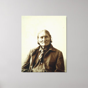 Toile Indien d'Amerique indigène de Geronimo (Guiyatle)
