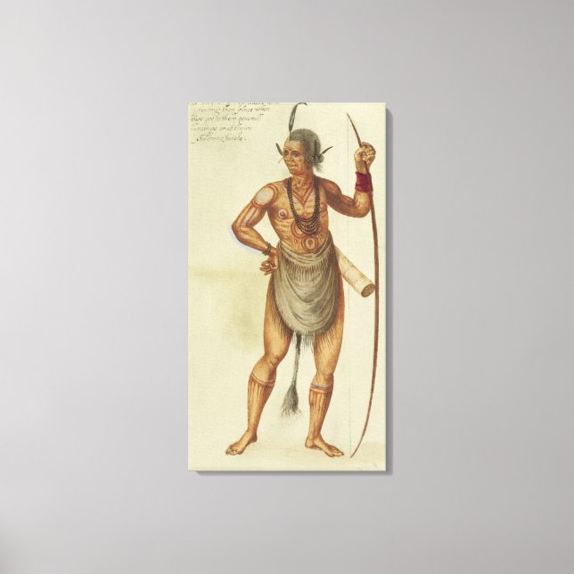 Toile Indien dans la peinture corporelle (Recto)