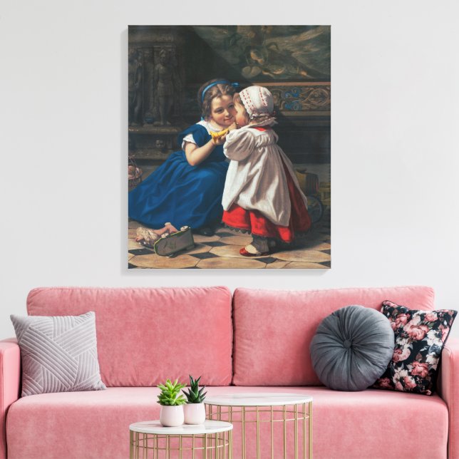 Toile Innocence & Music, First Lesson in Music Old Times (Insitu(Salon))