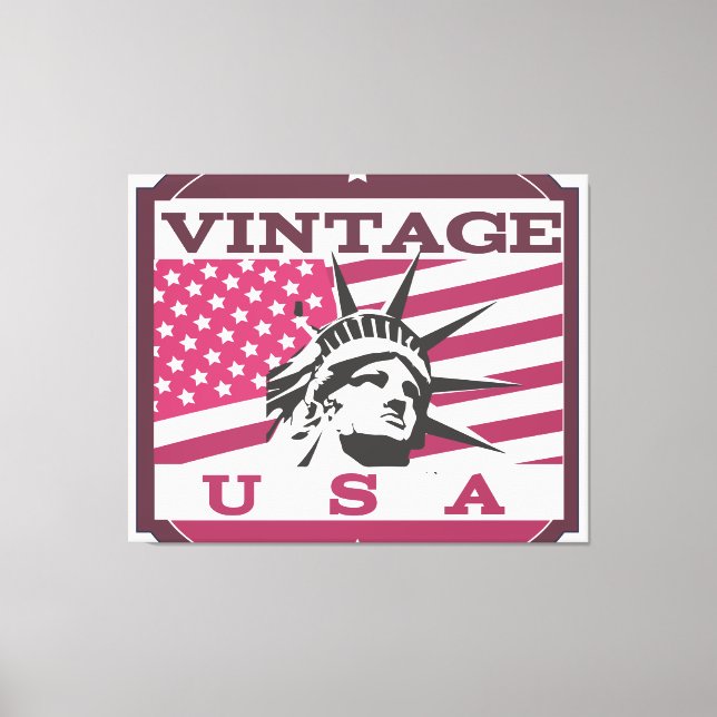 Toile Insigne Fabriqué Aux États-Unis (Recto)