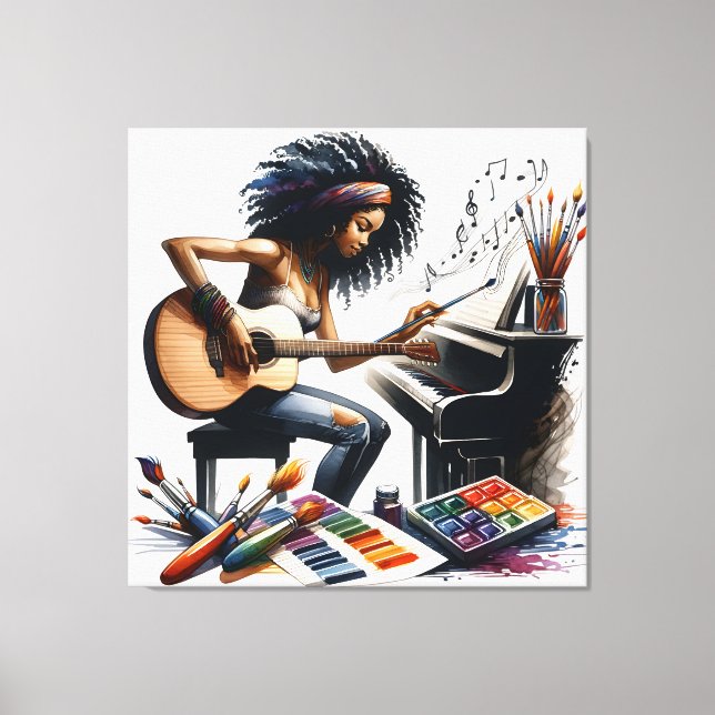 Toile Inspiration et détermination : École des Arts (Recto)