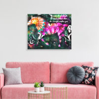 Inspirationnel Abstrait Horse Floral
