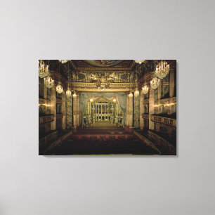 Toile Intérieur du théatre de l'opéra, accompli en 17