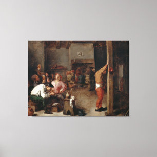 Toile Intérieur d'une taverne