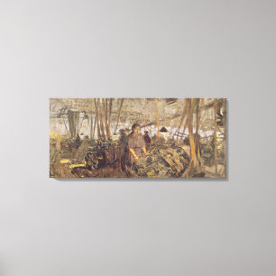 Toile Intérieur d'une usine de munitions