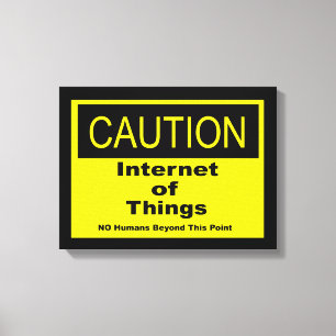 Toile Internet des objets IoT Avertissement Signal d'ave