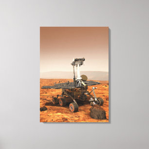 Toile Interprétation d'artistes de Mars Rover