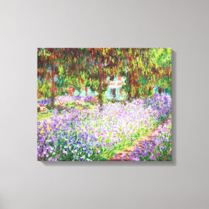 Toile Irises dans le jardin de Monet Claude Monet