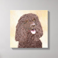 Irish Water Spaniel Peinture - Original Dog Art