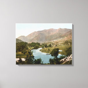 Toile Irlande vintage, Killarney MacGillycuddy Reeks