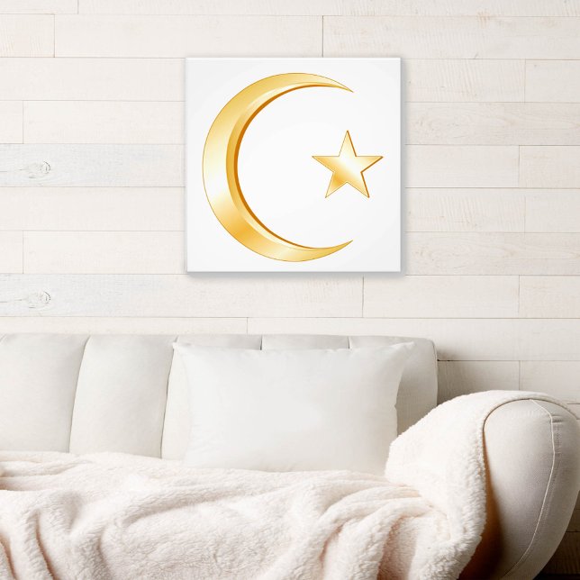 Toile Islam Symbole Canvas (Islam Symbol Canvas Art
Crescent moon and star, symbol of Islam. )