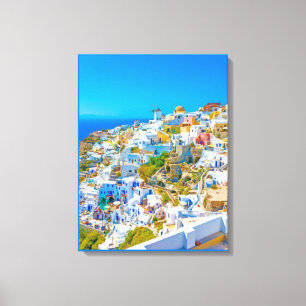Toile Island Paradise Greek Island Serenity