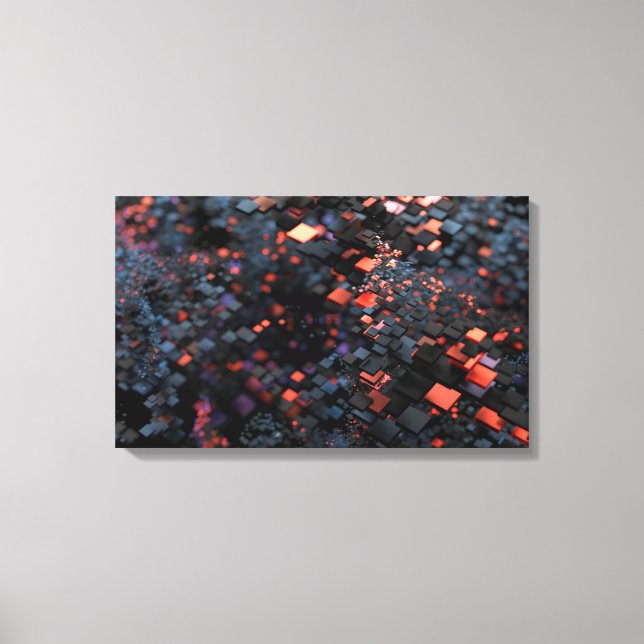 Toile Isomètre (noir) (Recto)