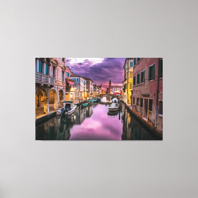 Toile Italie Canal de Venise (Recto)