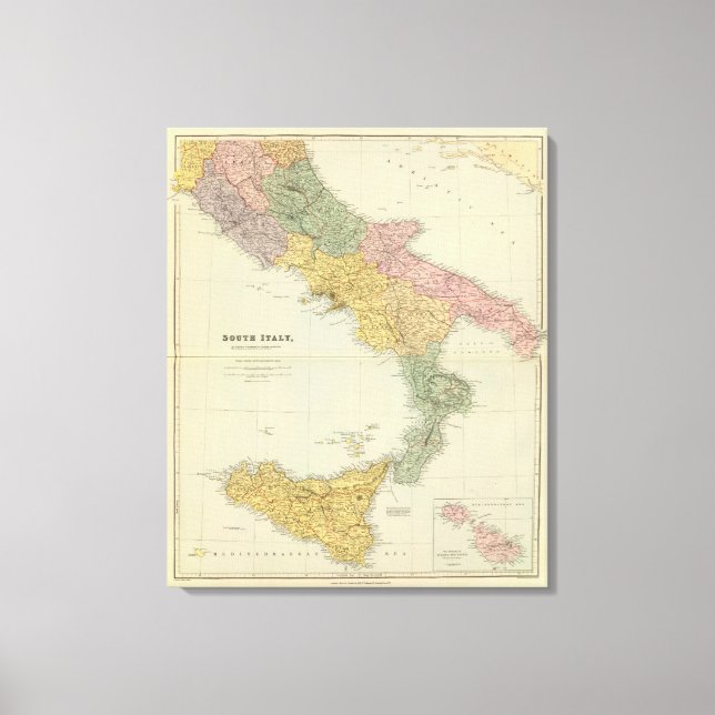 Toile Italie du Sud (Recto)